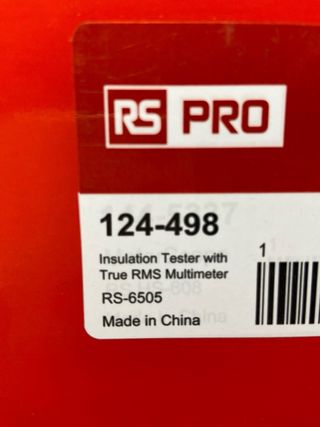 : Multímetro y Megóhmetro RS PRO RS-6505