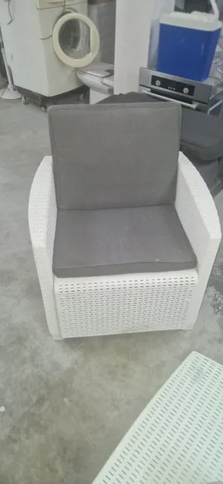 Conjunto Terraza Ratán y Cristal