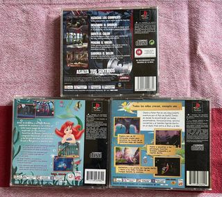 Lote 12 Juegos PS1 y consola PS1 PAL ESPAÑA