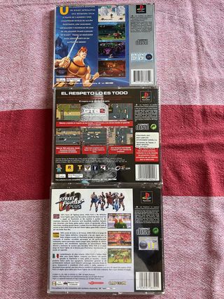 Lote 12 Juegos PS1 y consola PS1 PAL ESPAÑA