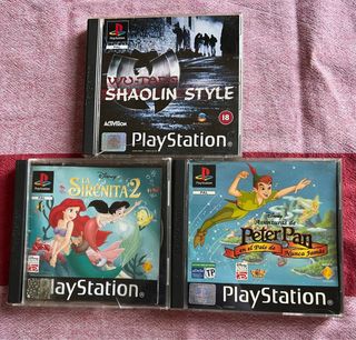 Lote 12 Juegos PS1 y consola PS1 PAL ESPAÑA