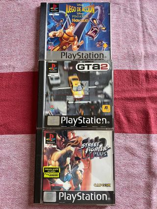 Lote 12 Juegos PS1 y consola PS1 PAL ESPAÑA