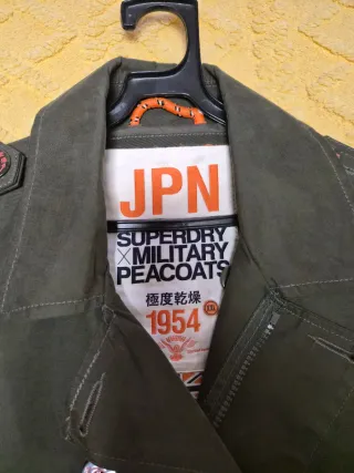 Chaqueta militar Superdry verde