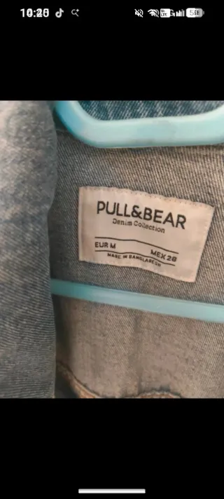 Chaqueta vaquera Pull&Bear azul