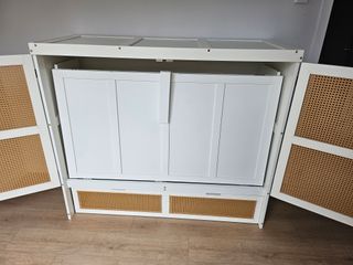 Cama plegable Soweiz 140x200 con almacenaje