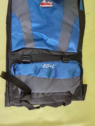Mochila de montaña 80 L – Azul (nueva)