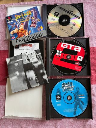 Lote Juegos PS1 y PS1 PAL ESPAÑA
