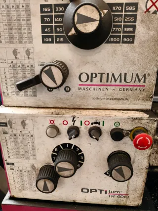 Torno Mecanizado Optimum TH4010