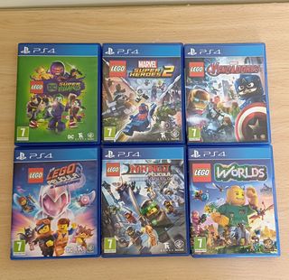Pack 6 Videojuegos LEGO PS4