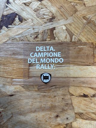 Pegatina Lancia Delta Campione del Mondo