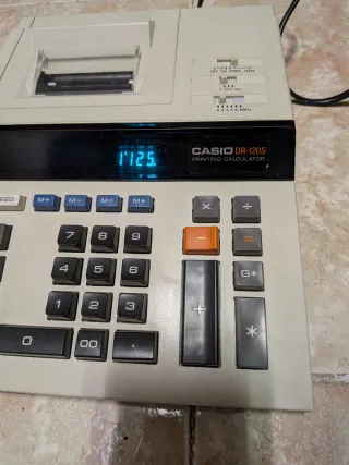 Calculadora Casio DR-120S Impresora