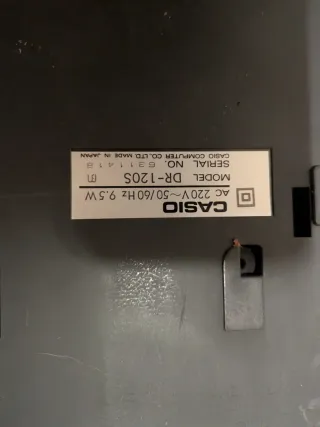 Calculadora Casio DR-120S Impresora