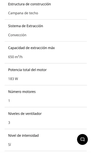 Campana extractora Hisense decorativa