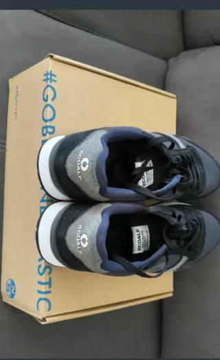 Zapatillas Echale Hombre Negras y Grises