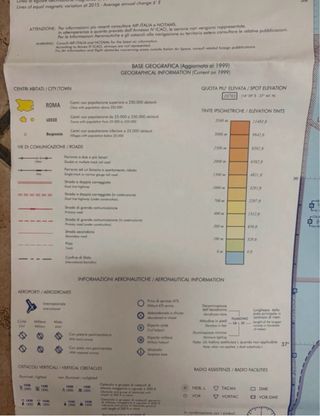 Carta Aeronautica Ufficiale ICAO 1:500.000