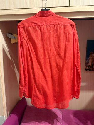 Camicia H&M donna a righe rossa taglia M