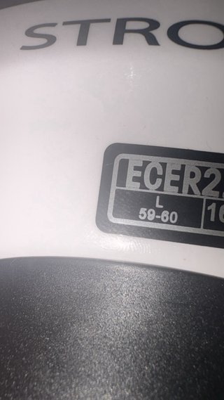 Casco Moto LS2 Blanco talla L(59-60)