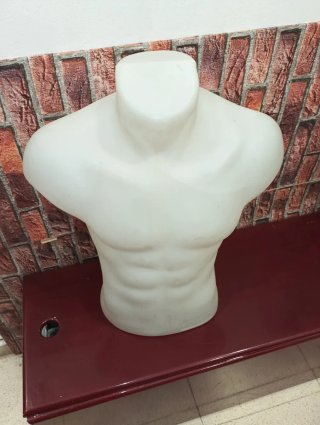 Busto Maniquí hombre de color blanco