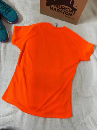 Camiseta deportiva Runningheroes naranja
