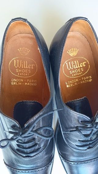 Scarpe Willer Derby Pelle N.40