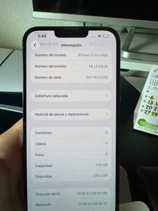 iPhone 13 Pro Max Azul 256 GB