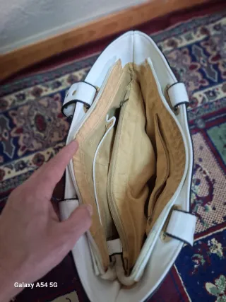 Bolso Prada Blanco y Dorado