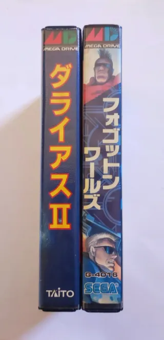 Darius II e Forgotten Worlds Sega MD ©1989/90