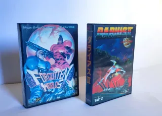 Darius II e Forgotten Worlds Sega MD ©1989/90