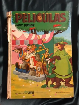 Lote 5 Tomos Antiguos Disney - Colección Jovial