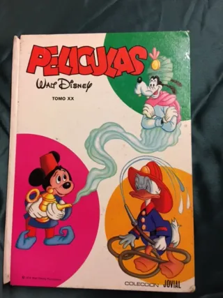 Lote 5 Tomos Antiguos Disney - Colección Jovial