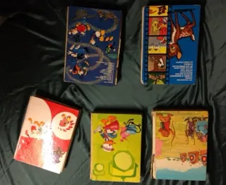 Lote 5 Tomos Antiguos Disney - Colección Jovial