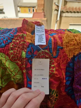 Pantalón hippie talla única estampado