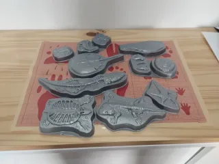Kit Fósiles y Huellas Clementoni NUEVO