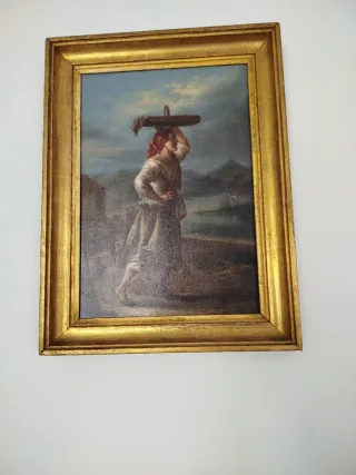 2 Óleos Franceses S. XIX, 43/32