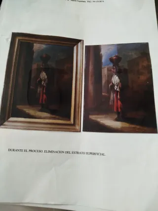 2 Óleos Franceses S. XIX, 43/32