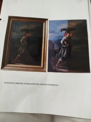 2 Óleos Franceses S. XIX, 43/32