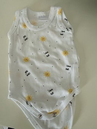 Set 4 Body neonato estivo 0-1 mesi 50 cm