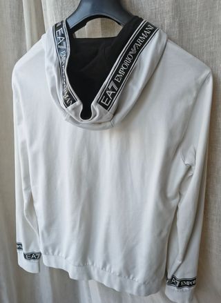 Felpa EA7 Emporio Armani Bianca