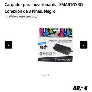 Cargador Universal SmartGyro v2.0 Patín Eléctrico