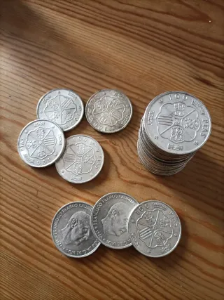 LOTE 100 Pesetas Plata