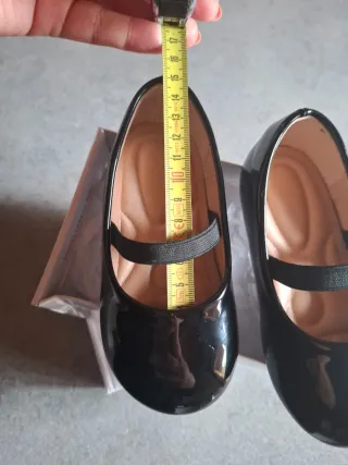 Ballerine bambina nere vernice n. 25