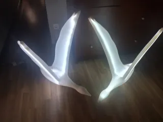 2 Botellero decorativos Estante Exhibición Cisne
