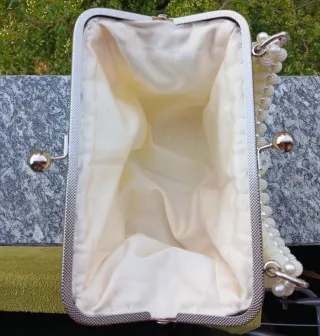Borsa bauletto perla