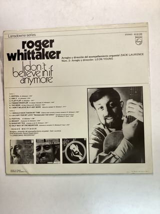 Roger Whittaker I Don't Believe In If Anymore LP