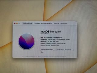 iMac 21.5 2015 Plata