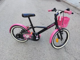 Bicicleta niña 16 pulgadas rosa