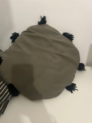 Cojines/Almohadones Rayas Verdes y Blancas
