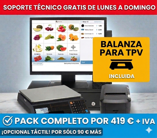 TPV + Balanza Incluida GARANTIA SOPORTE GRATIS