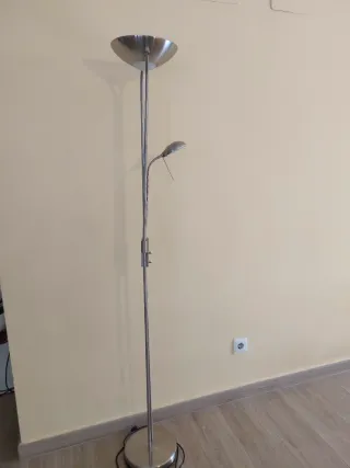 Lámpara de pie metal salón