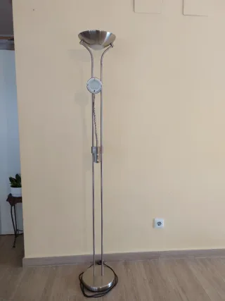 Lámpara de pie metal salón